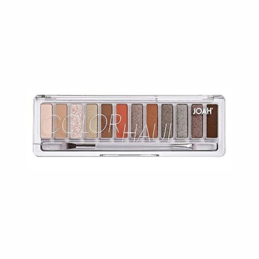 JOAH COLOR HAUL EYESHADOW PALETTE SMOKESHOW 12 COLOR MATTE SHIMMER KOREAN MAKEUP