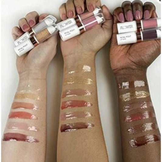 FLOWER BEAUTY PETAL POUT LIP MASK, SANGRIA LM6, 0.05FL. OZ.