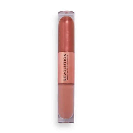 MAKEUP REVOLUTION 2-PACK DOUBLE UP LIQUID EYESHADOW, COLOR - INFATUATED