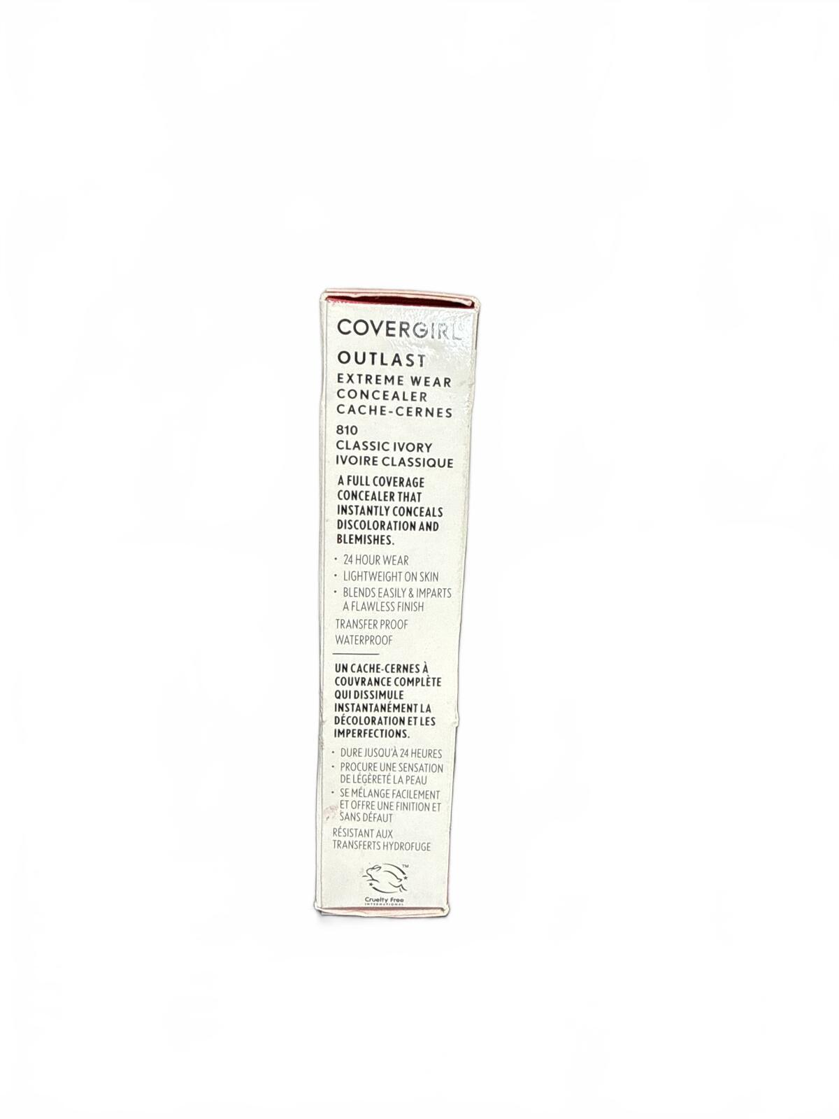 COVERGIRL OUTLAST EXTREME WEAR 24HR CONCEALER - 810 CLASSIC 0.30 OZ
