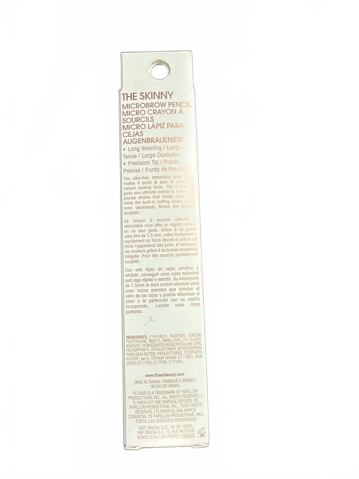 FLOWER BEAUTY SKINNY MICROBROW PENCIL- AUBURN