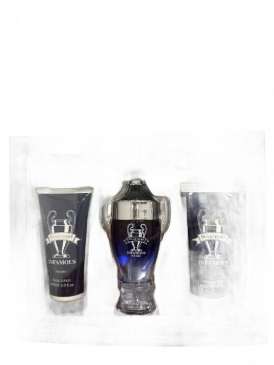 In-Victory Infamous Men Gift Set 100 ml + Body Care
