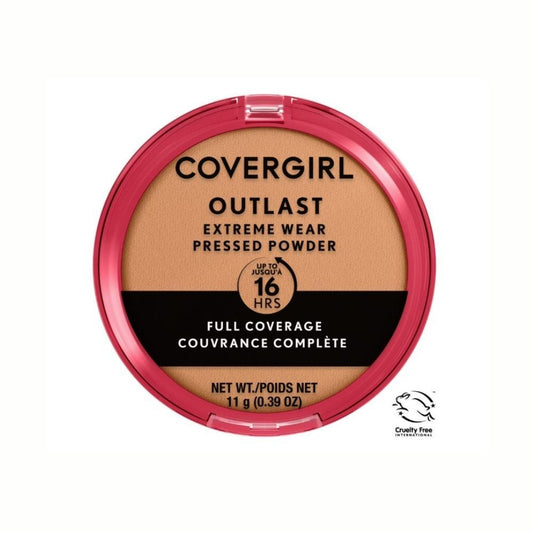 COVERGIRL 2-PACK OUTLAST EXTREME WEAR PRESSED POWDER, 862 NATURAL TAN - 0.39 OZ