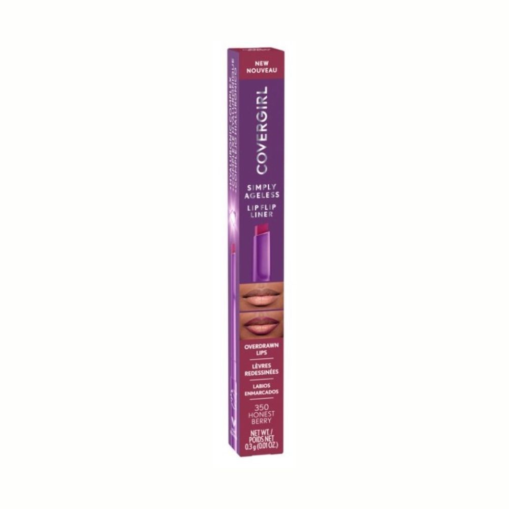COVERGIRL SIMPLY AGELESS LIP FLIP LINER, 350 HONEST BERRY