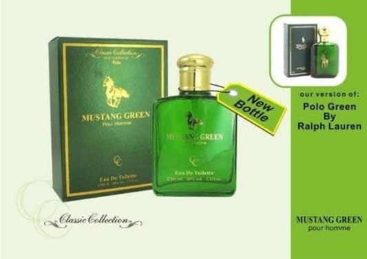 Mustang Green 3.3 oz EDT for Men – Fresh Green Scent