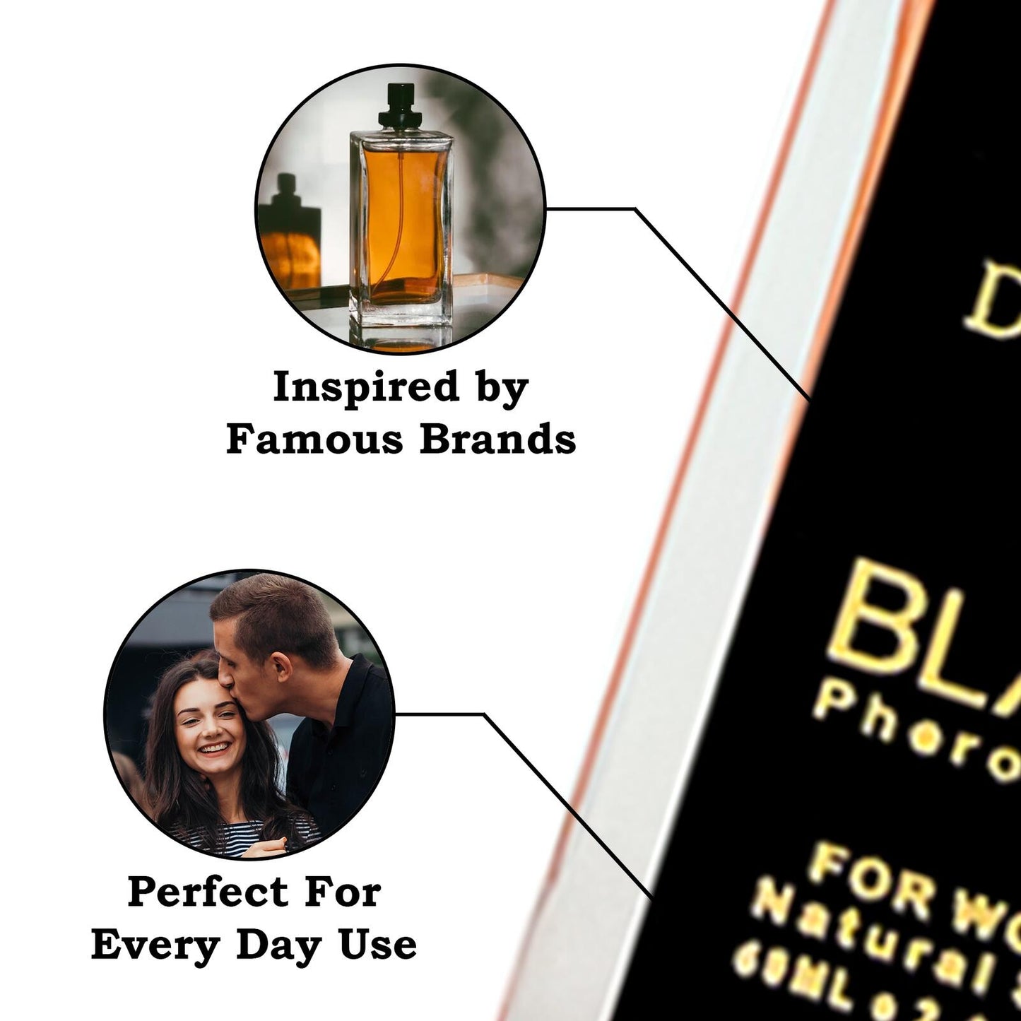 DASPAR BLACK PERFUME WITH PHEROMONES 2.02 OZ