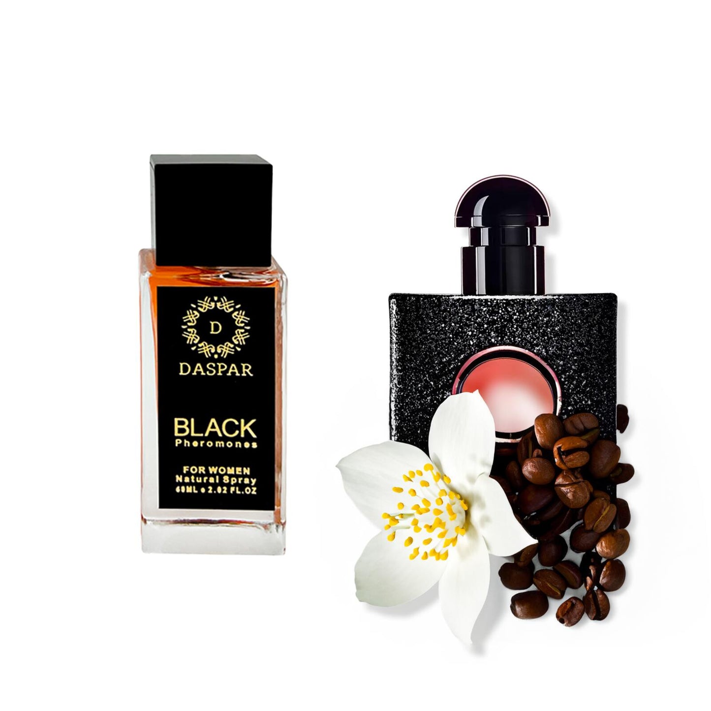 DASPAR BLACK PERFUME WITH PHEROMONES 2.02 OZ
