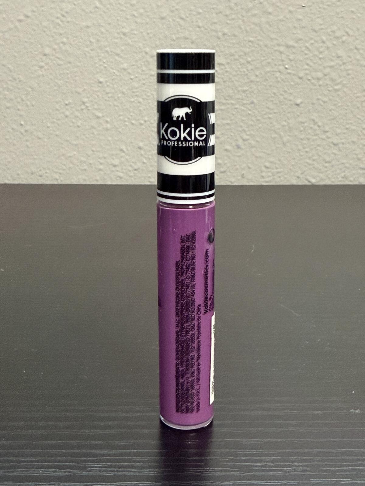 Kokie “Kissable” Liquid Lipstick in Bold Purple – NWT