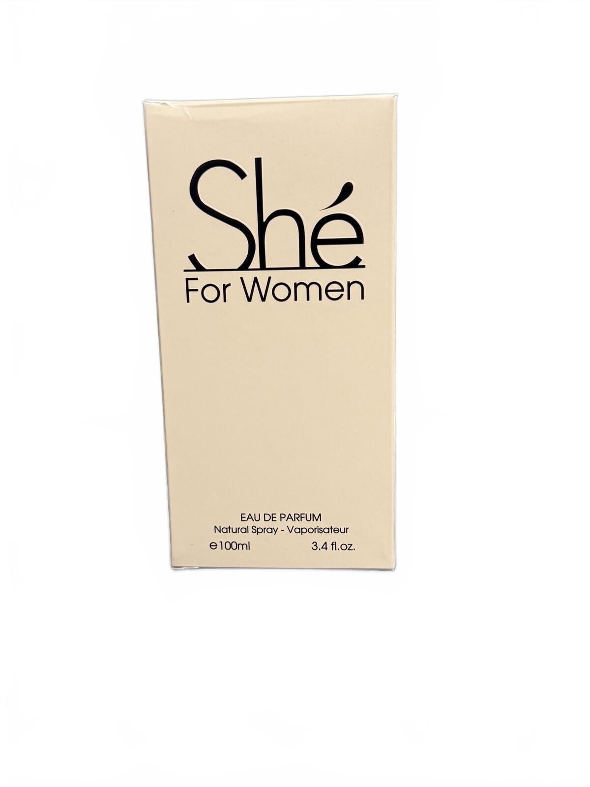 SHE Women’s Eau de Parfum 3.4 oz – Luminous & Graceful