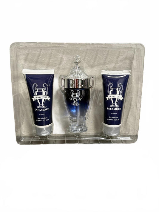 In-Victory Infamous Men Gift Set 100 ml + Body Care
