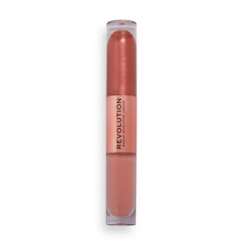 MAKEUP REVOLUTION 2-PACK DOUBLE UP LIQUID EYESHADOW, COLOR - INFATUATED