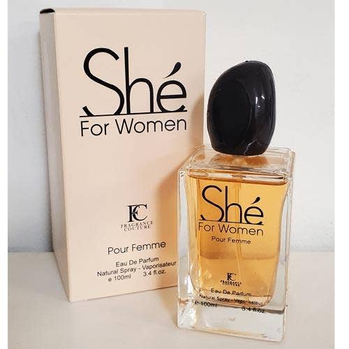 SHE Women’s Eau de Parfum 3.4 oz – Luminous & Graceful