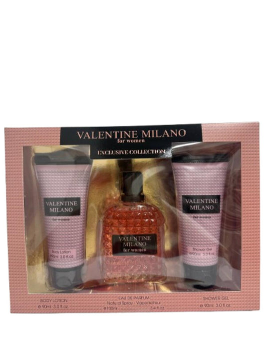 Valentine Milano for Women Gift Set 100 ml + Body Care