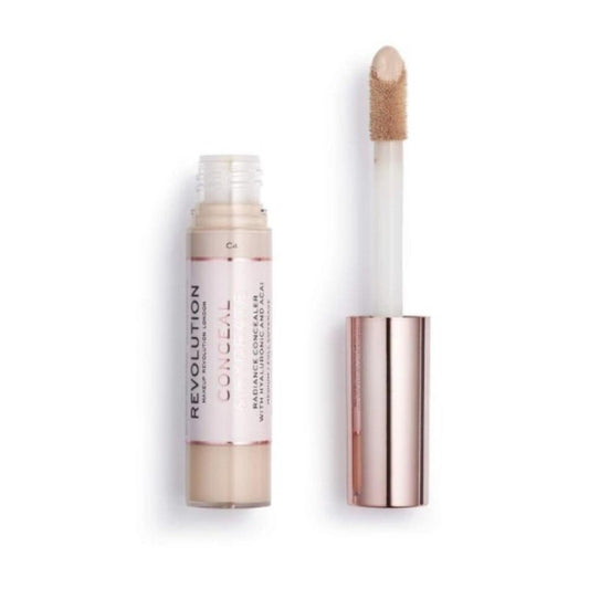 MAKEUP REVOLUTION CONCEAL & HYDRATE CONCEALER SHADE C4 / FULL COVERAGE