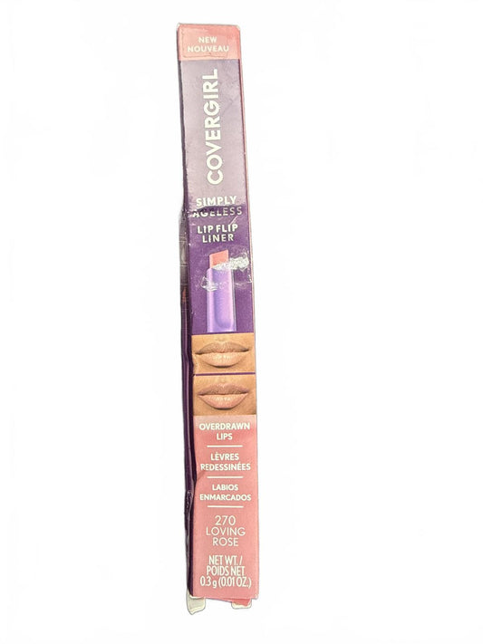 COVERGIRL SIMPLY AGELESS LIP FLIP LINER, 270 LOVING ROSE