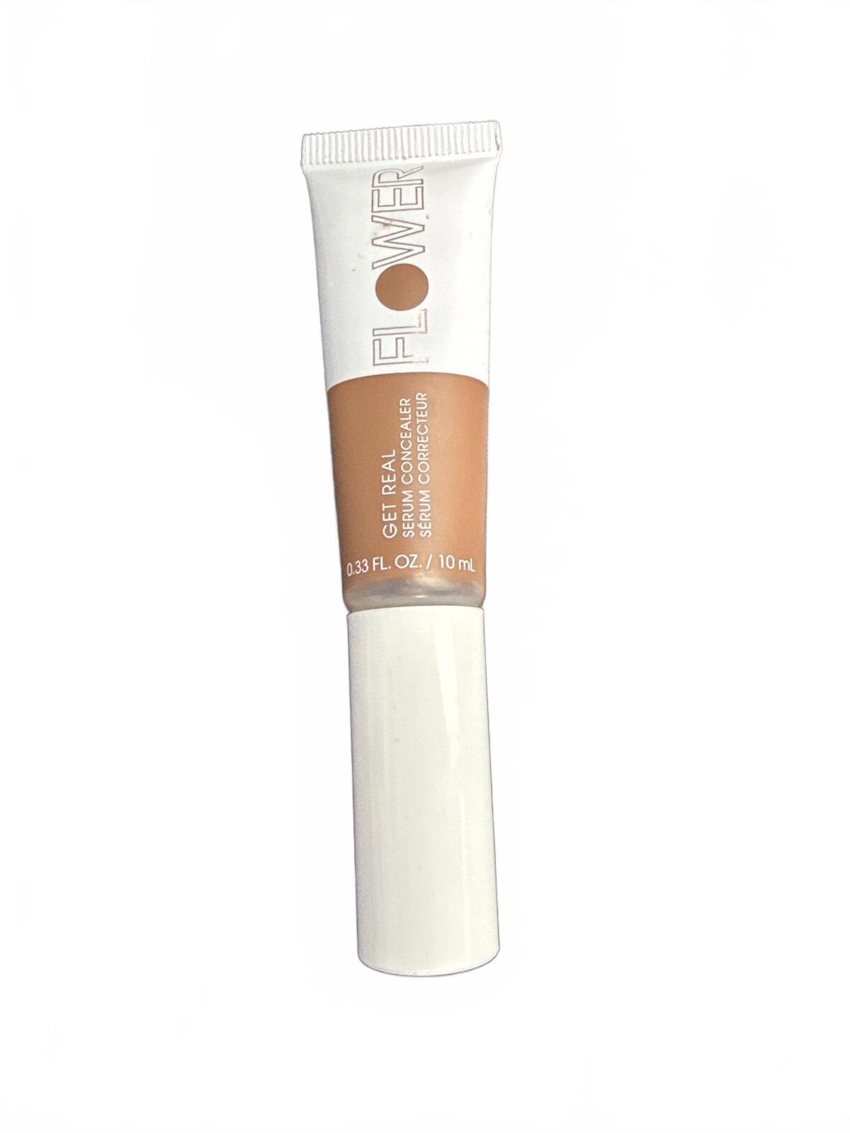 FLOWER BEAUTY , GET REAL SERUM CONCEALER, ALMOND