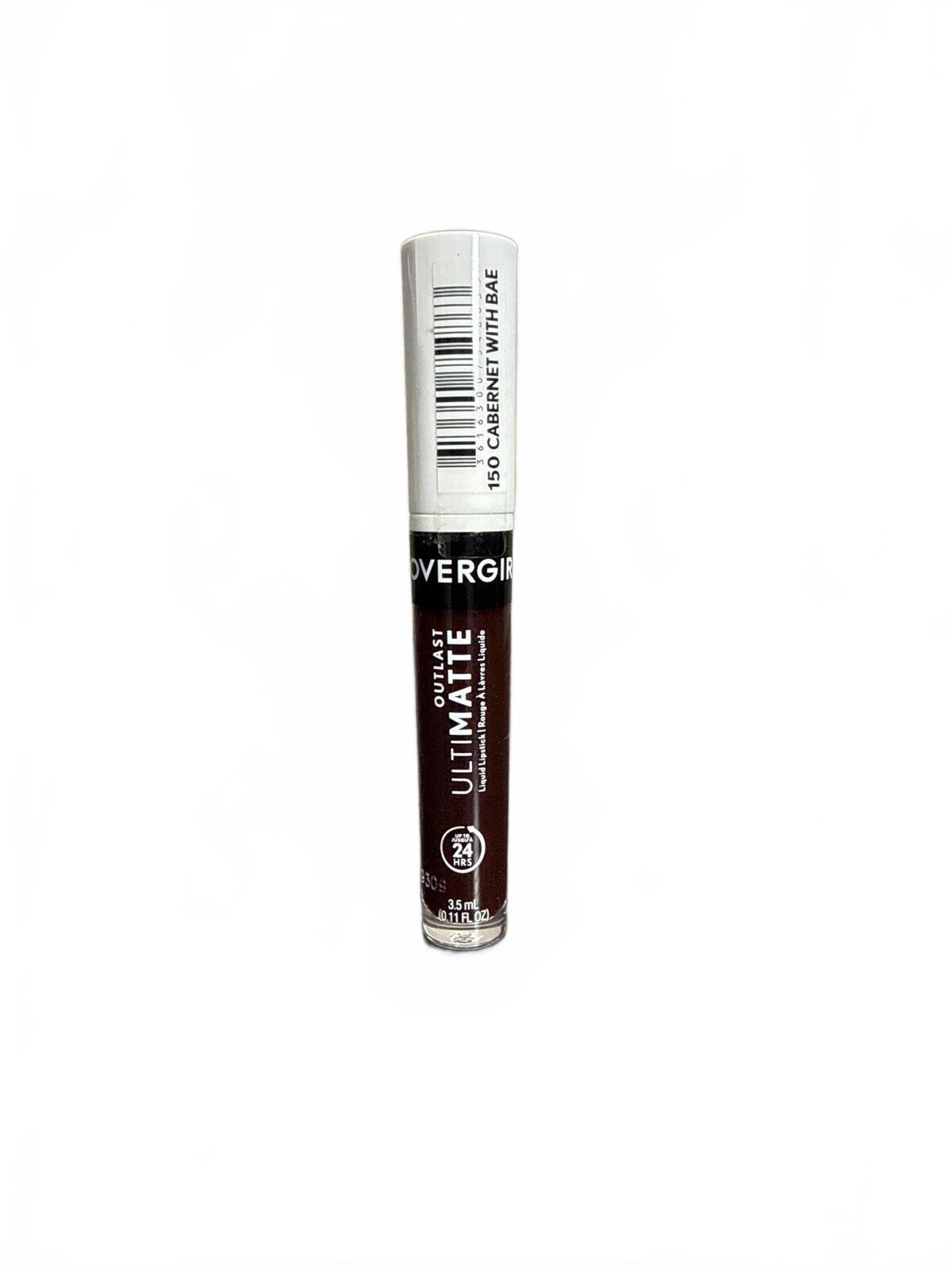 COVERGIRL OUTLAST ULTIMATTE LIQUID LIP COLOR, CABERNET WITH BAE 0.11 OZ