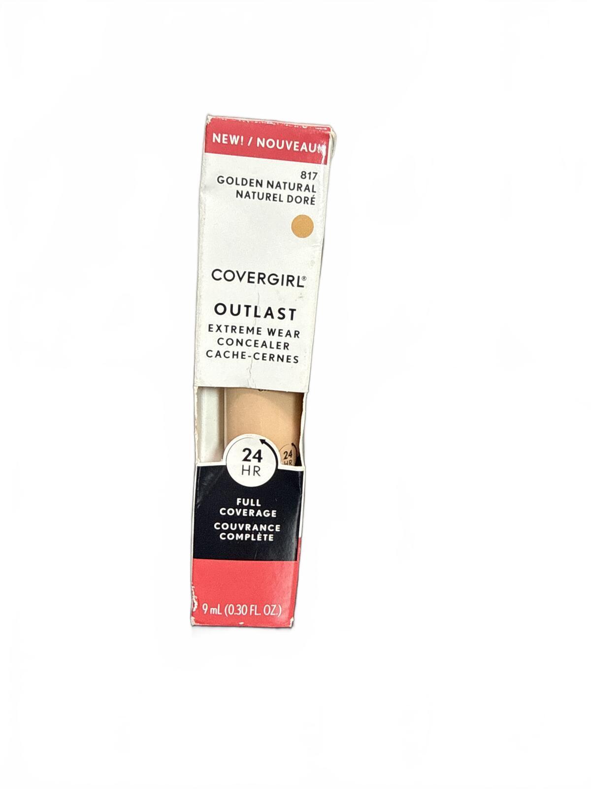COVERGIRL OUTLAST EXTREME WEAR 24HR CONCEALER - 817 GOLDEN NATURAL 0.30 OZ