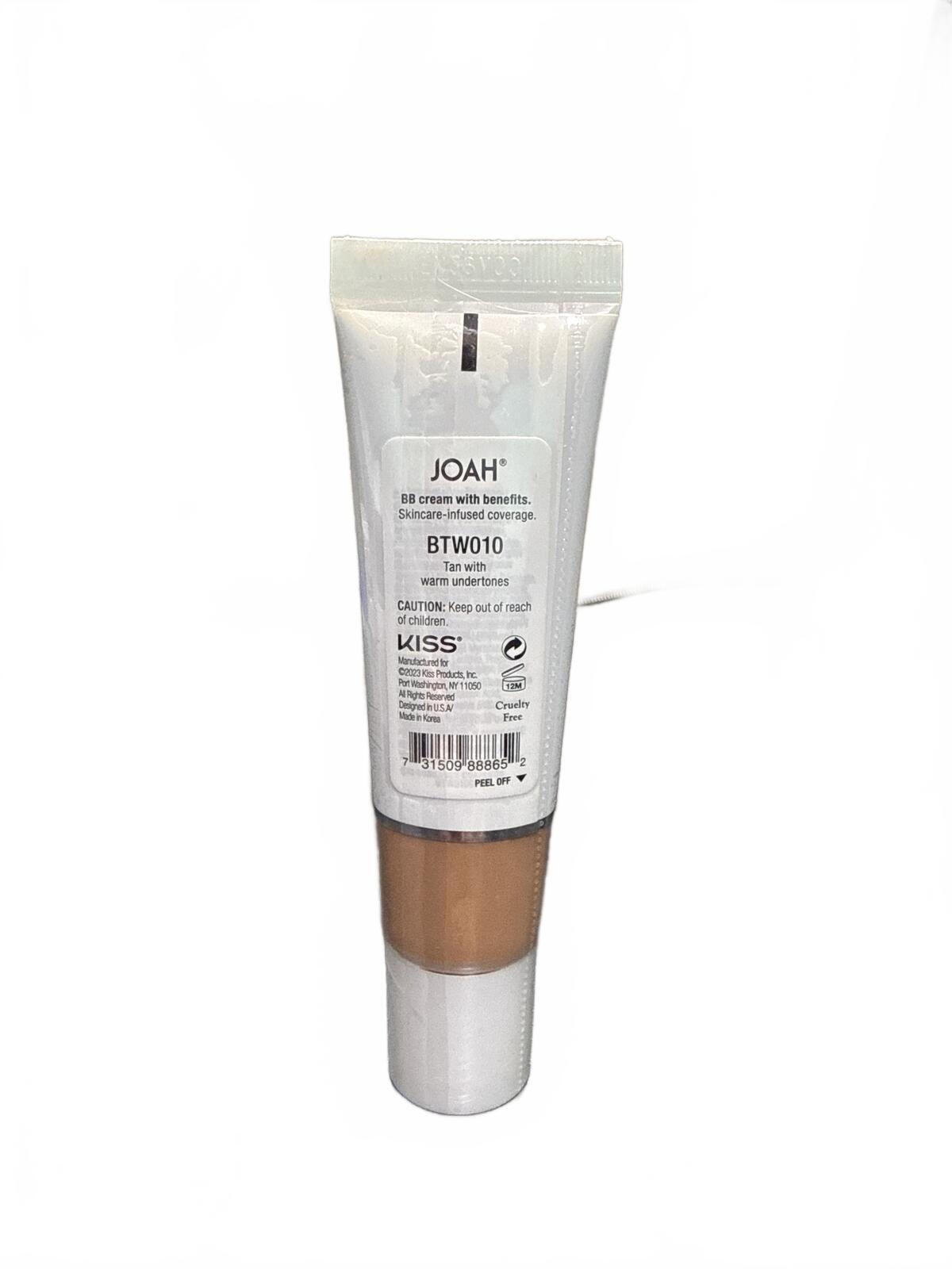 JOAH BEAUTY PERFECT COMPLEXION BB CREAM - BTW010 TAN W/WARM UNDERTONES