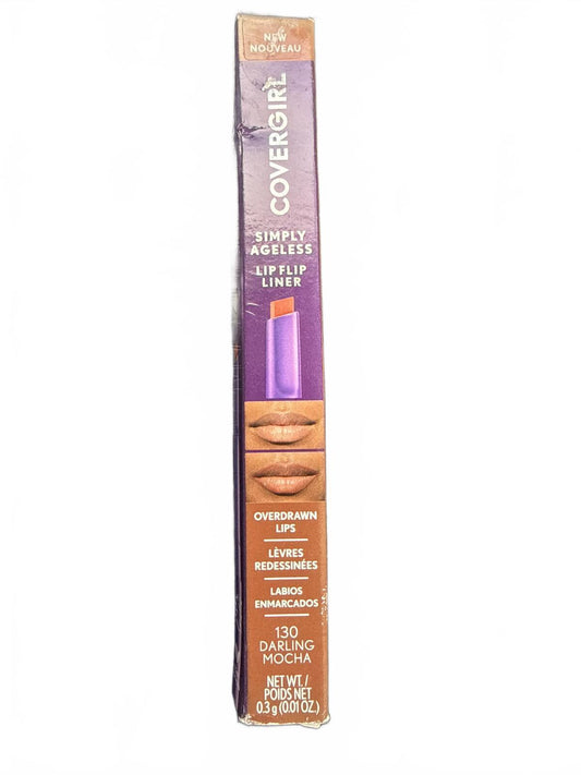 COVERGIRL SIMPLY AGELESS LIP FLIP LINER, 130 DARLING MOCHA
