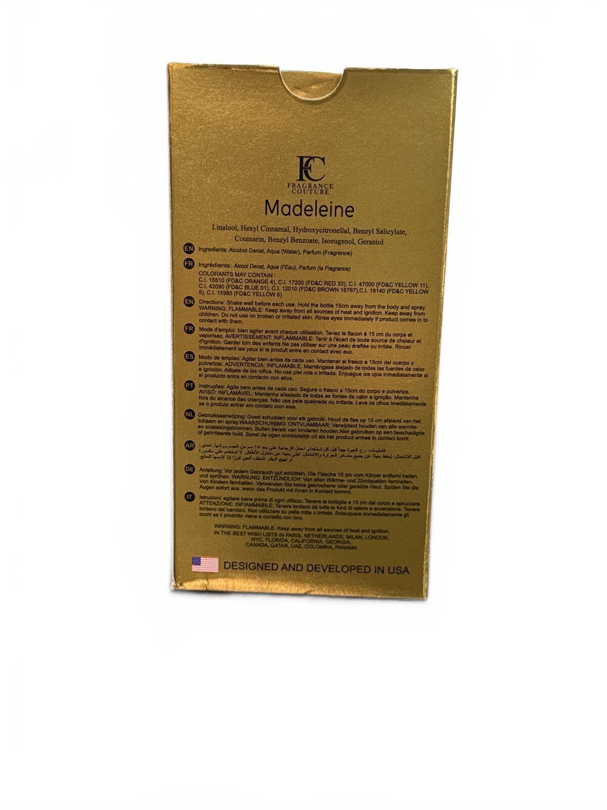 Madeleine 3.4 oz EDP for Women – Sensual Floral Oriental
