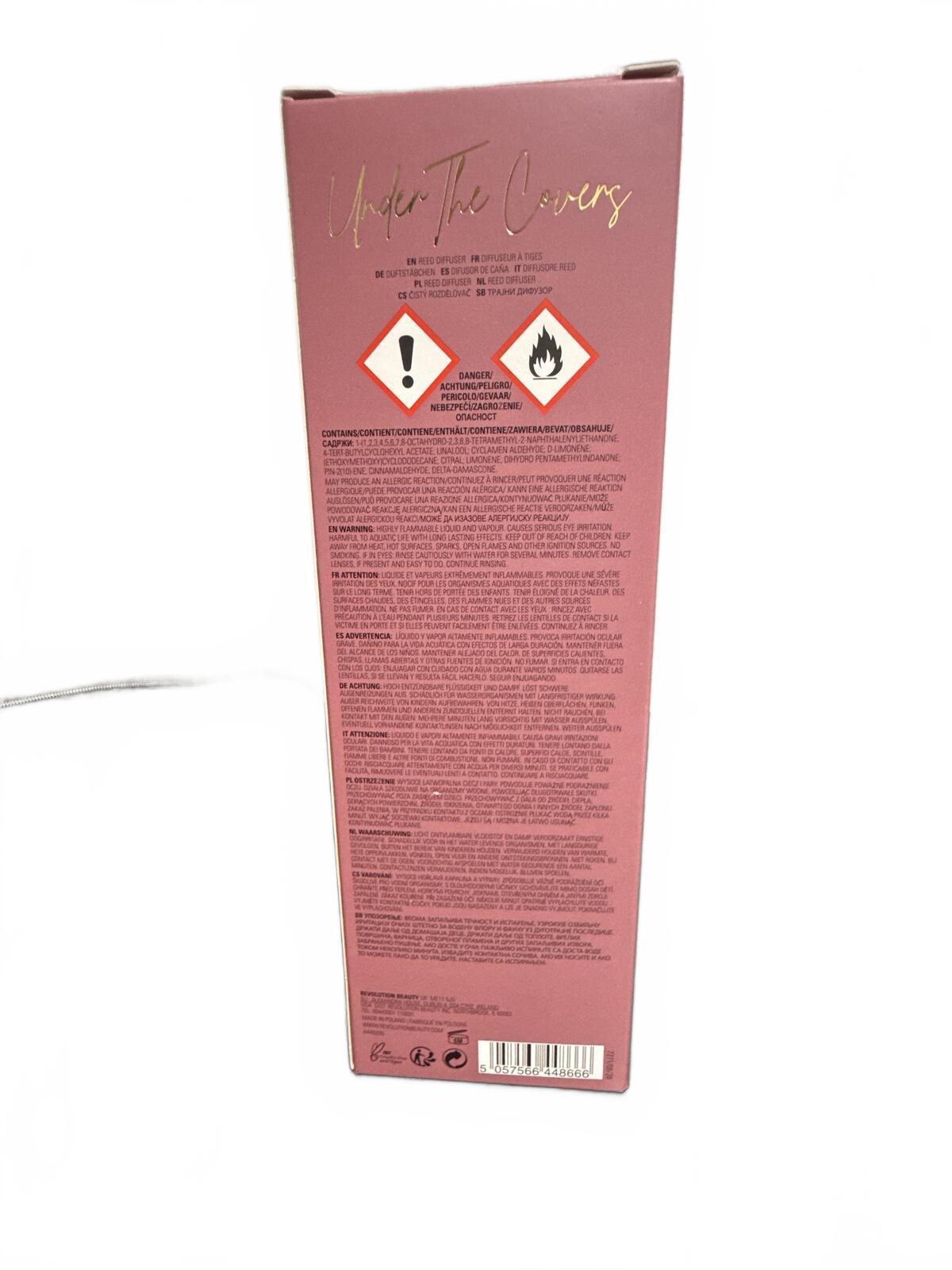 Under The Covers Reed Diffuser by Revolution Beauty London
